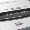 Iratmegsemmisítő, konfetti, 50 lap, REXEL, "Optimum AutoFeed+ 50X"