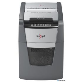   Iratmegsemmisítő, mikrokonfetti, 100 lap, REXEL 'Optimum AutoFeed+ 100M'