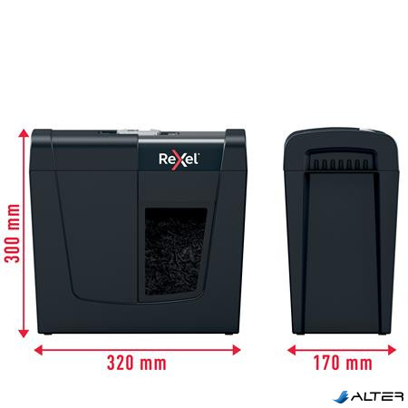 Iratmegsemmisítő, konfetti, 6 lap, REXEL, 'Secure X6'