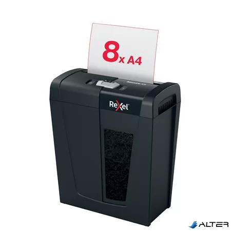 Iratmegsemmisítő, konfetti, 8 lap, REXEL, "Secure X8"