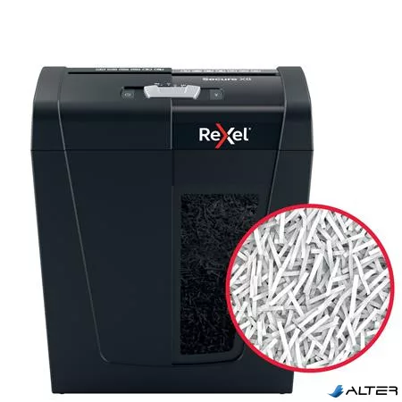 Iratmegsemmisítő, konfetti, 8 lap, REXEL, "Secure X8"