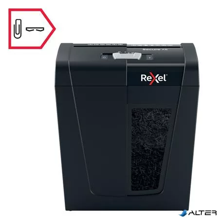 Iratmegsemmisítő, konfetti, 8 lap, REXEL, "Secure X8"