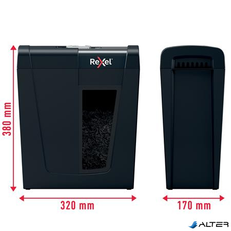 Iratmegsemmisítő, konfetti, 8 lap, REXEL, 'Secure X8'