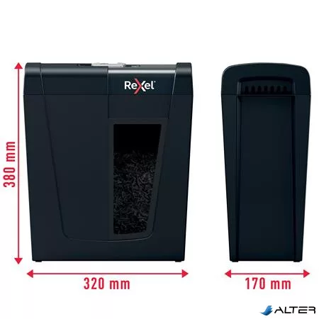 Iratmegsemmisítő, konfetti, 8 lap, REXEL, "Secure X8"