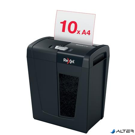 Iratmegsemmisítő, konfetti, 10 lap, REXEL, 'Secure X10'