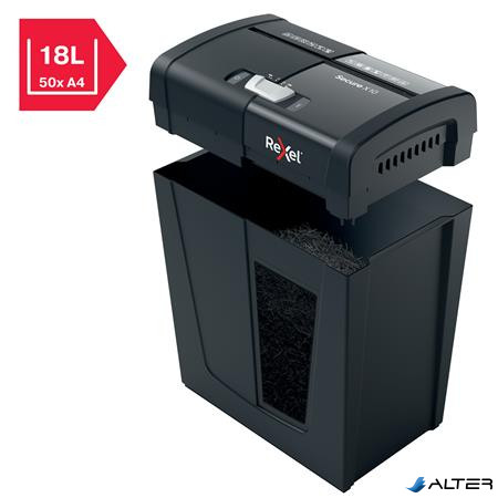 Iratmegsemmisítő, konfetti, 10 lap, REXEL, 'Secure X10'