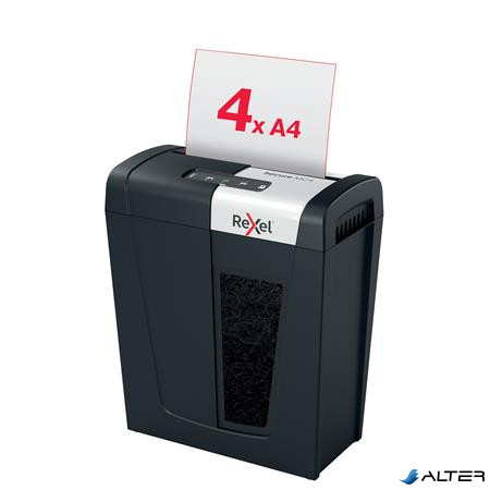 Iratmegsemmisítő, mikrokonfetti, 4 lap, REXEL, 'Secure MC4'