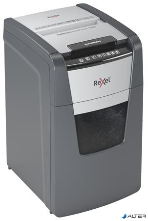 Iratmegsemmisítő, mikrokonfetti, 130 lap, REXEL, 'Optimum AutoFeed+ 130M'