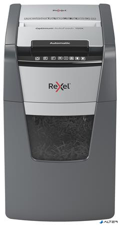 Iratmegsemmisítő, konfetti, 150 lap, REXEL, "Optimum AutoFeed+ 150X"