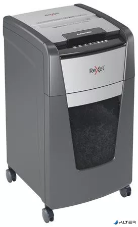 Iratmegsemmisítő, konfetti, 225 lap, REXEL, 'Optimum AutoFeed+ 225X'