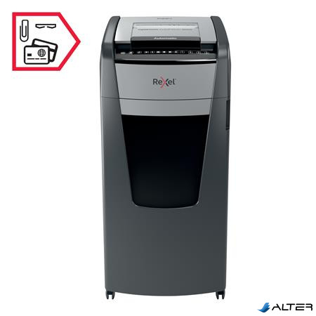 Iratmegsemmisítő, konfetti, 600 lap, REXEL, "Optimum AutoFeed+ 600X"