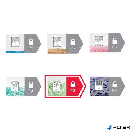 Iratmegsemmisítő, konfetti, 8 lap, REXEL, "Momentum X308"