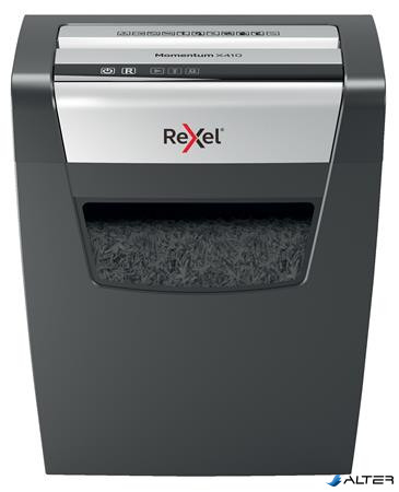 Iratmegsemmisítő, konfetti, 10 lap, REXEL, "Momentum X410"