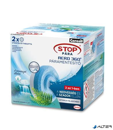 Páramentesítő utántöltő tabletta, HENKEL "Stop Pára Aero", frissítő vízesés