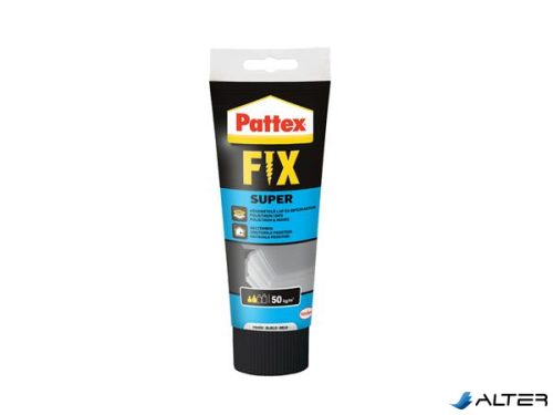 Ragasztó, építési, 250 g, HENKEL "Pattex Super Fix", fehér
