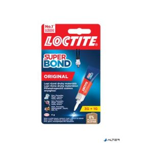   Pillanatragasztó, 4 g, HENKEL "Loctite Super Bond Original"