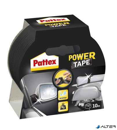 Ragasztószalag, 50 mm x 10 m, HENKEL 'Pattex Power Tape', fekete
