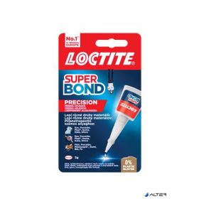   Pillanatragasztó, 5 g, HENKEL 'Loctite Super Bond Precision'