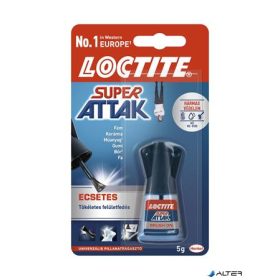   Pillanatragasztó, ecsetes, 5 g, HENKEL "Loctite Super Bond"