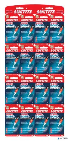 Pillanatragasztó gél, 2 g, HENKEL "Loctite Super Bond Power Flex Gél"