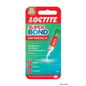   Pillanatragasztó, 3 g, HENKEL "Loctite Super Bond Liquid"