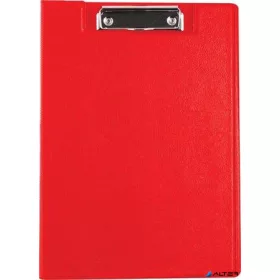 Felírótábla, fedeles, A4, zsebes, VICTORIA OFFICE, piros