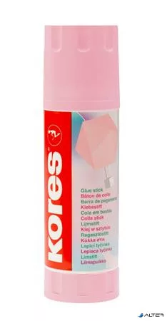 Ragasztóstift, pasztell színű tokban, 2x40 g, KORES, vegyes színek