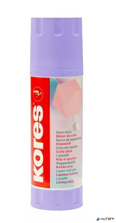 Ragasztóstift, pasztell színű tokban, 2x40 g, KORES, vegyes színek