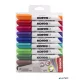 Tábla- és flipchart marker készlet, 3 mm, kúpos, KORES 'K-Marker XW1', 10 különböző szín