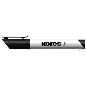   Tábla- és flipchart marker, 3 mm, kúpos, KORES "K-Marker XW1", fekete