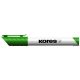 Tábla- és flipchart marker, 1-3 mm, kúpos, KORES 'K-Marker', zöld