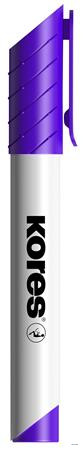 Tábla- és flipchart marker, 1-3 mm, kúpos, KORES 'K-Marker', lila