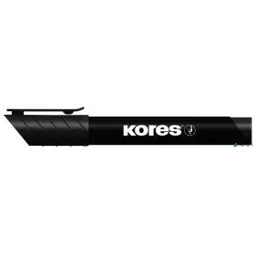   Alkoholos marker, 3-5 mm, kúpos, KORES "K-Marker XP1", fekete