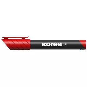   Alkoholos marker, 3-5 mm, kúpos, KORES "K-Marker XP1", piros
