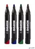 Alkoholos marker, 3-5 mm, kúpos, KORES "K-Marker XP1", 4 különböző szín