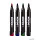 Alkoholos marker, 3-5 mm, kúpos, KORES "K-Marker XP1", 4 különböző szín