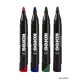 Alkoholos marker, 3-5 mm, kúpos, KORES "K-Marker XP1", 4 különböző szín