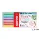 Ecsetirón készlet, KORES 'Pastel Style', 6 pasztell szín