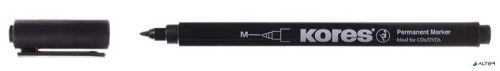 Alkoholos marker, CD/DVD, 1 mm, KORES, fekete