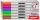 Tábla- és flipchart marker készlet, 1-3 mm kúpos, KORES 'K-Marker', 6 különböző szín