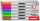 Tábla- és flipchart marker készlet, 1-3 mm kúpos, KORES "K-Marker W1", 6 különböző szín