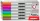 Tábla- és flipchart marker készlet, 1-3 mm kúpos, KORES "K-Marker W1", 6 különböző szín