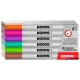 Tábla- és flipchart marker készlet, 1-3 mm kúpos, KORES "K-Marker W1", 6 különböző szín