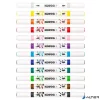 Dekormarker készlet, akril, 1-2 mm, kétvégű, KORES ' K-Kreative', 12 különböző szín