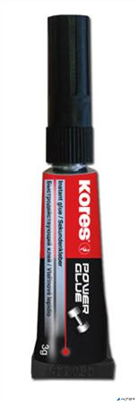 Pillanatragasztó, 3 g, KORES "Power Glue"