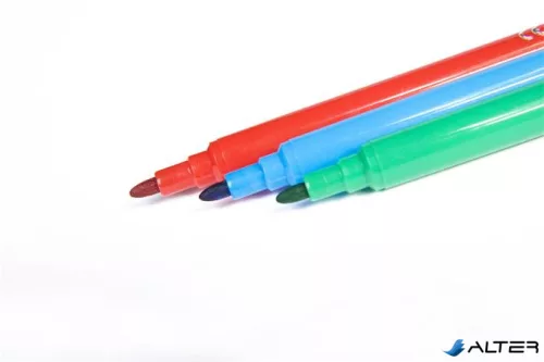 Filctoll készlet, kimosható, KORES 'Korellos', 24 különböző szín