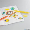 Filctoll készlet, 1-3 mm, kimosható, KORES "Korellos 2in1", 10 különböző szín