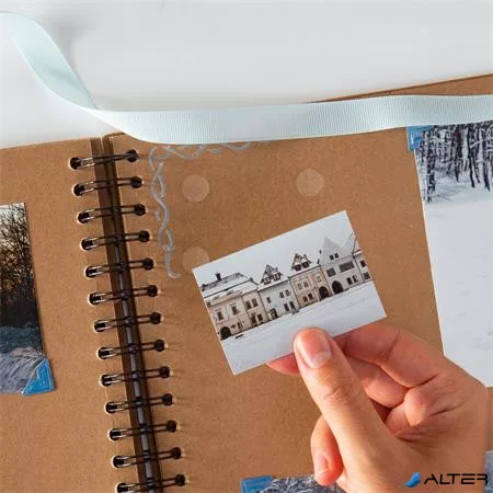 Ragasztópont, kétoldalas, 200 db, KORES "Glue Dots", átlátszó