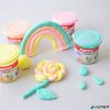 Gyurma,160 g, levegőre száradó, 4 pasztell szín, KORES "Magic Clay"
