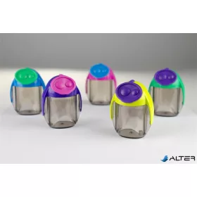   Hegyező, kétlyukú, tartályos, KORES "Migoo", vegyes szín